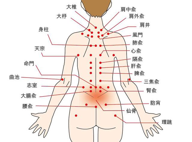 腰痛に効くツボ